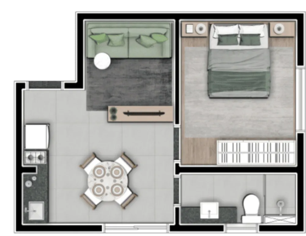 Apartamento, 2 quartos, 41 m² - Foto 10