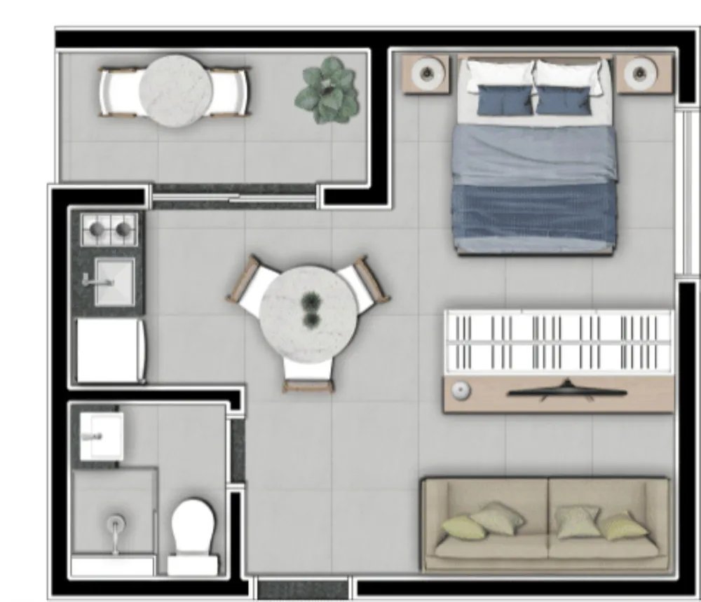 Apartamento, 2 quartos, 41 m² - Foto 9