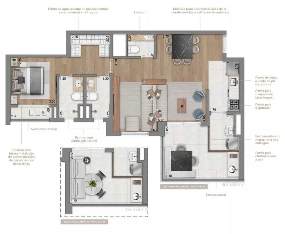 Apartamento à venda com 3 quartos, 123m² - Foto 20