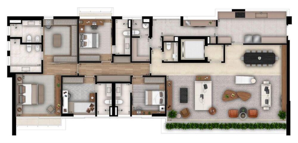 Apartamento, 4 quartos, 297 m² - Foto 6