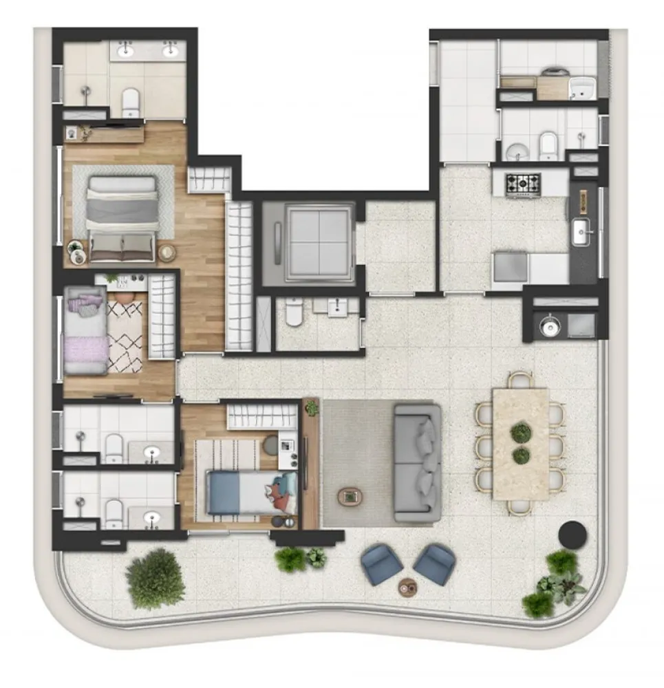 Apartamento, 3 quartos, 254 m² - Foto 10