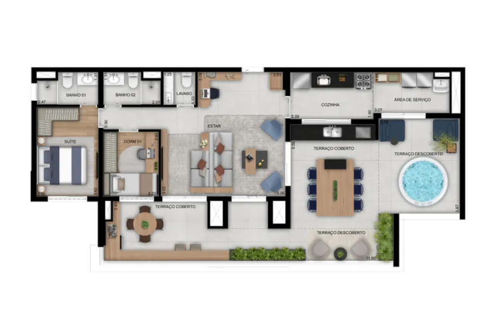Apartamento, 2 quartos, 58 m² - Foto 24