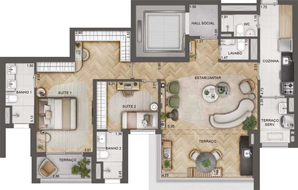 Apartamento, 4 quartos, 211 m² - Foto 20
