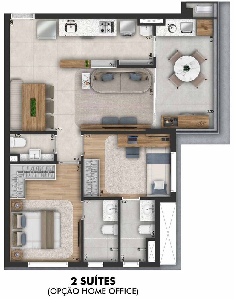 Apartamento, 2 quartos, 67 m² - Foto 16