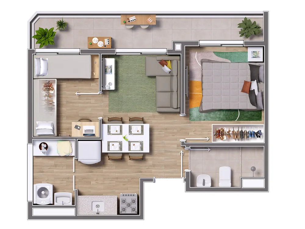 Apartamento, 1 quarto, 24 m² - Foto 9