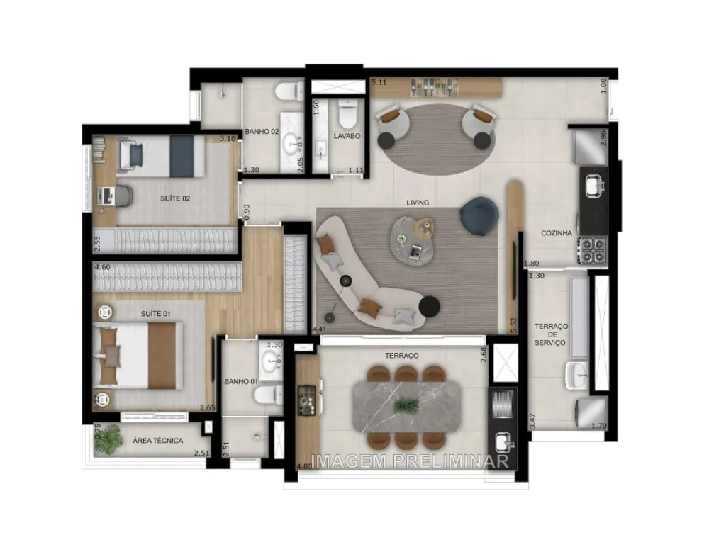 Apartamento, 2 quartos, 70 m² - Foto 27