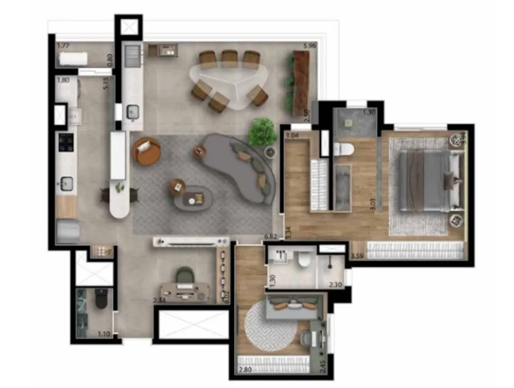 Apartamento, 3 quartos, 101 m² - Foto 11