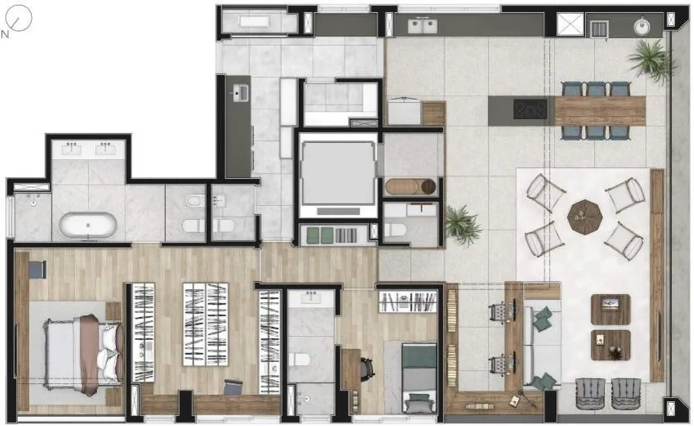 Apartamento, 3 quartos, 371 m² - Foto 7
