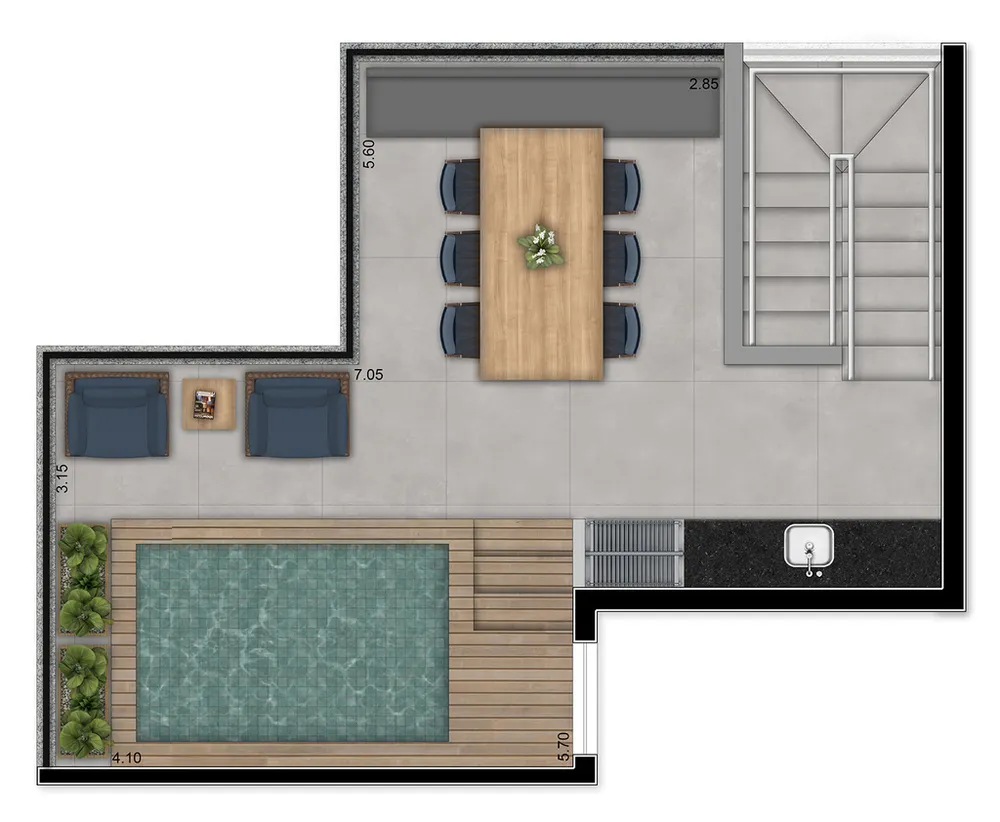 Apartamento, 1 quarto, 52 m² - Foto 11