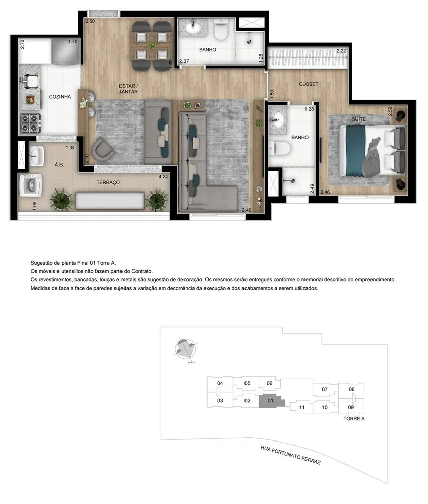 Apartamento, 3 quartos, 67 m² - Foto 12