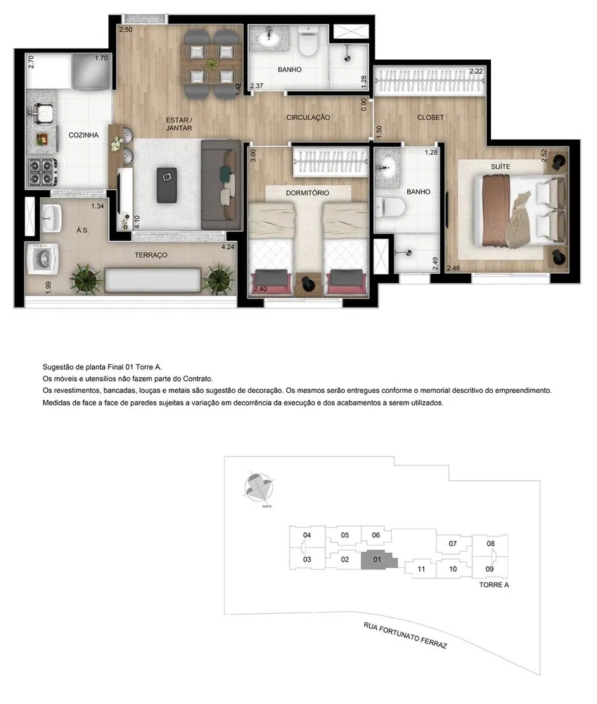 Apartamento, 3 quartos, 67 m² - Foto 11
