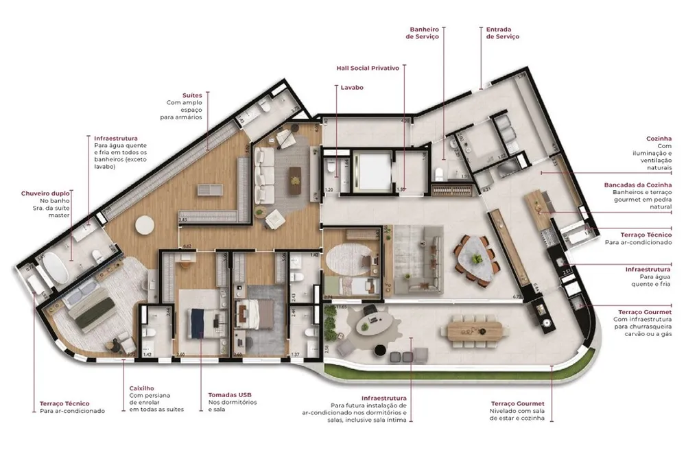 Apartamento, 3 quartos, 246 m² - Foto 11