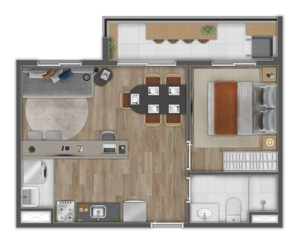 Apartamento, 2 quartos, 38 m² - Foto 14