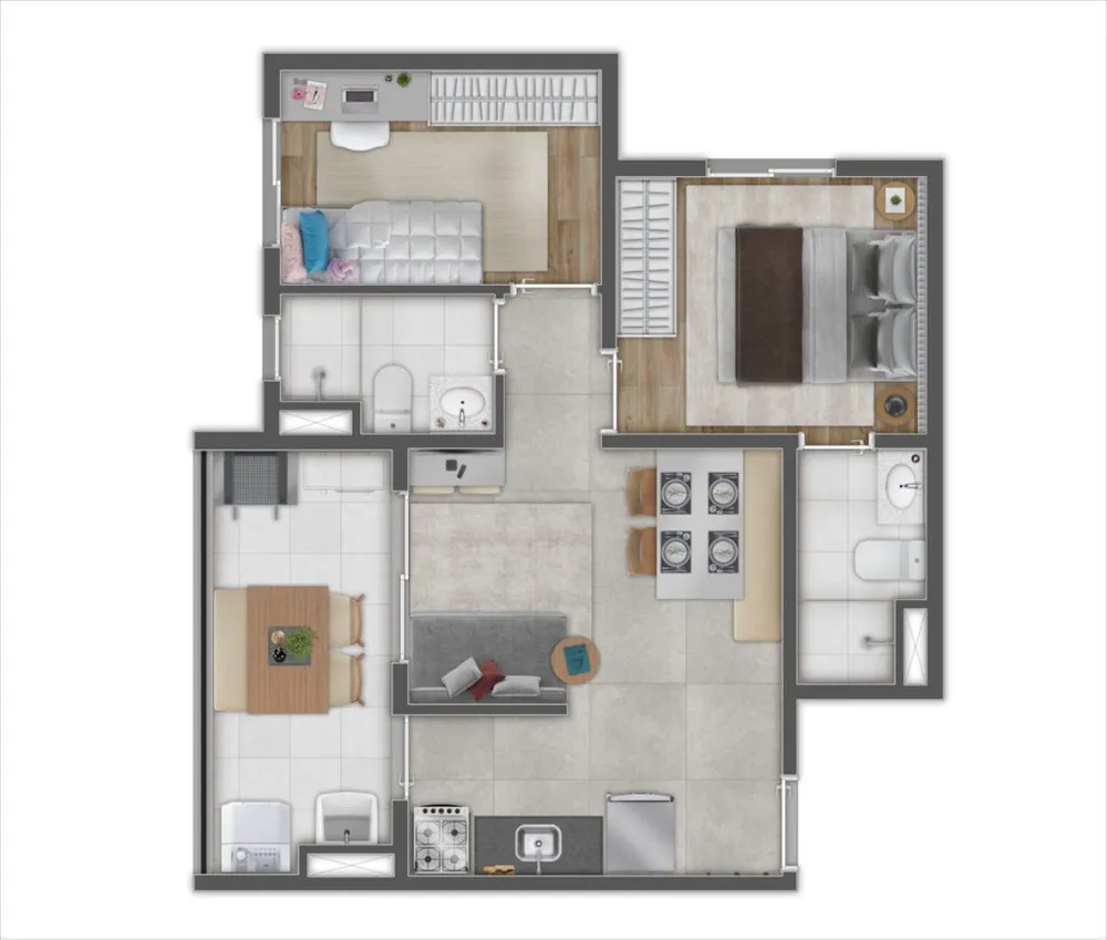 Apartamento, 2 quartos, 38 m² - Foto 16