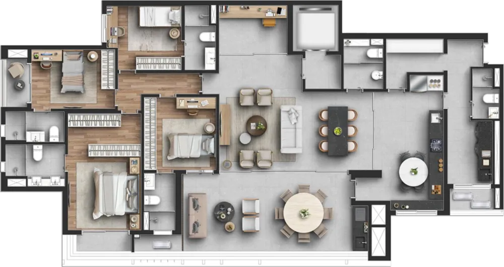 Apartamento, 4 quartos, 281 m² - Foto 12