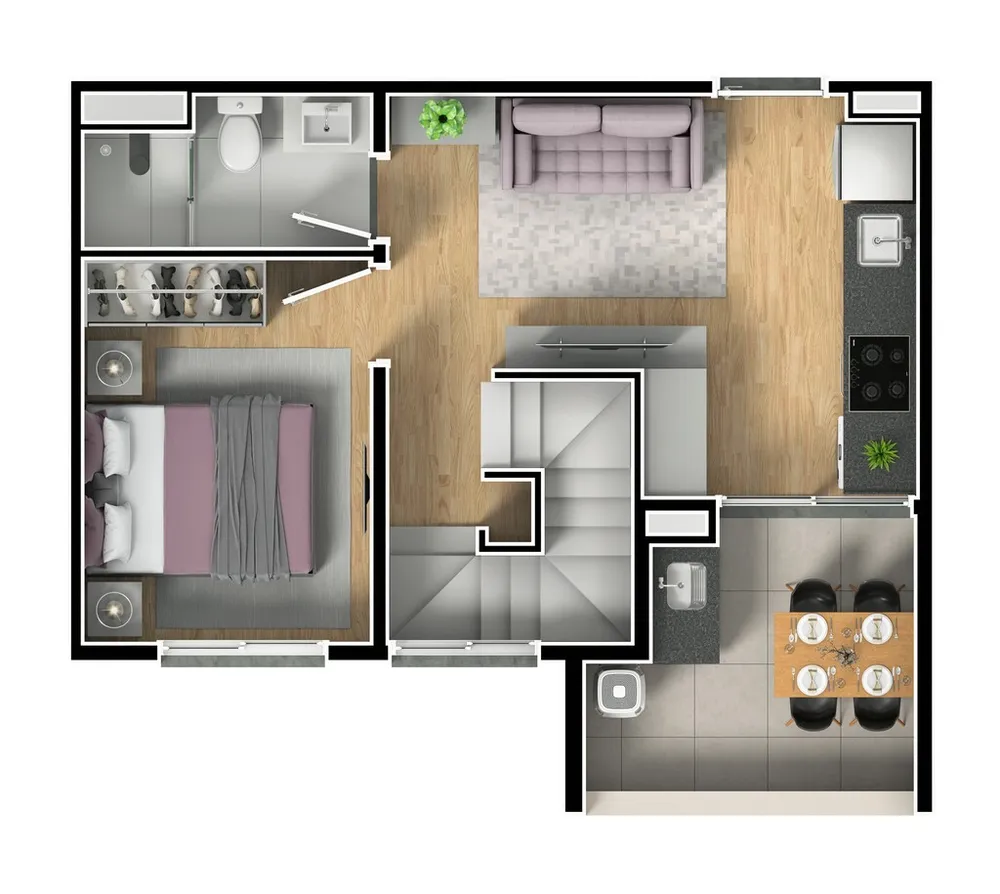 Apartamento, 1 quarto, 30 m² - Foto 12
