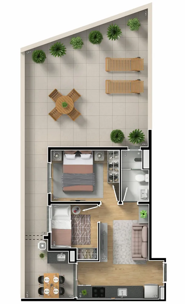 Apartamento, 1 quarto, 30 m² - Foto 9