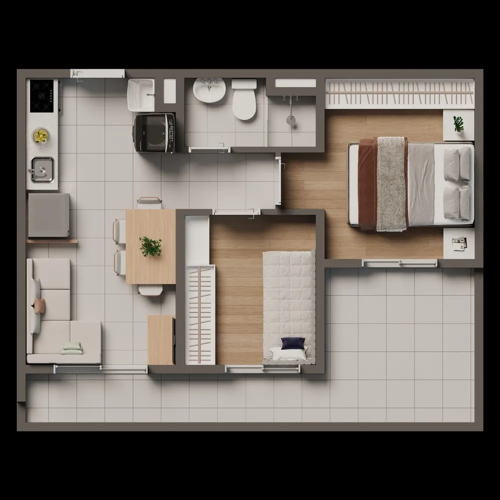 Apartamento, 2 quartos, 33 m² - Foto 16