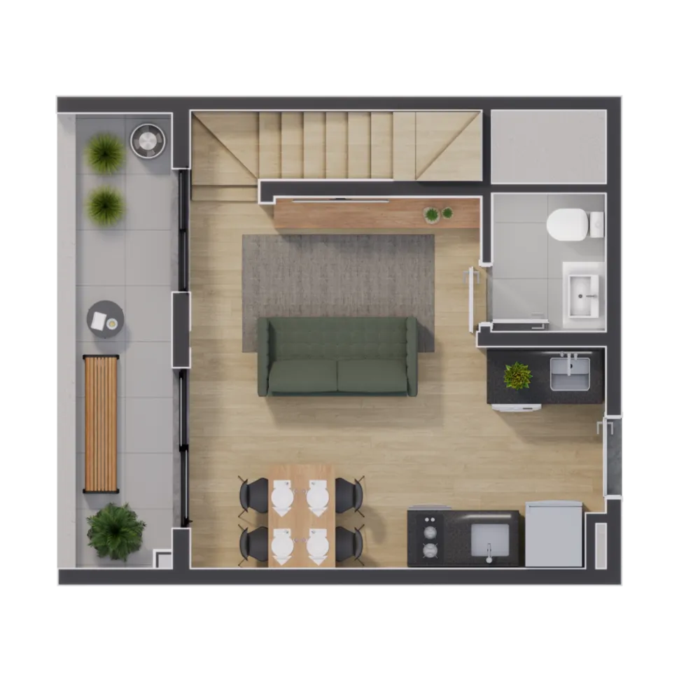 Apartamento, 1 quarto, 30 m² - Foto 8