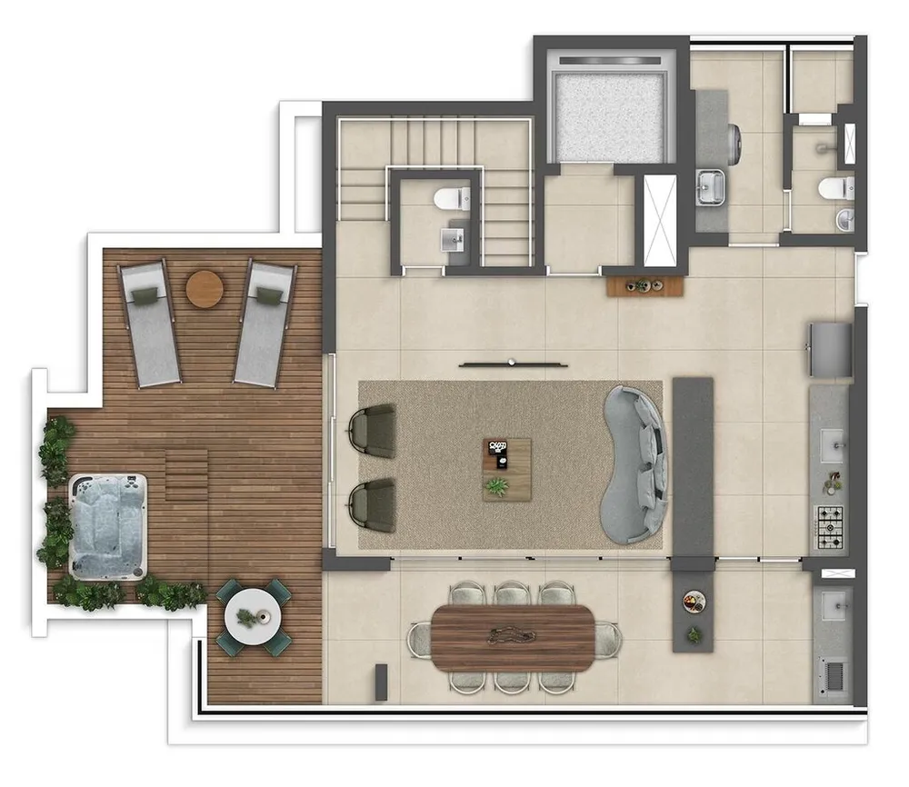 Cobertura, 3 quartos, 251 m² - Foto 4