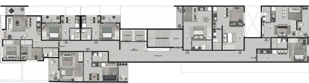 Apartamento, 1 quarto, 54 m² - Foto 7
