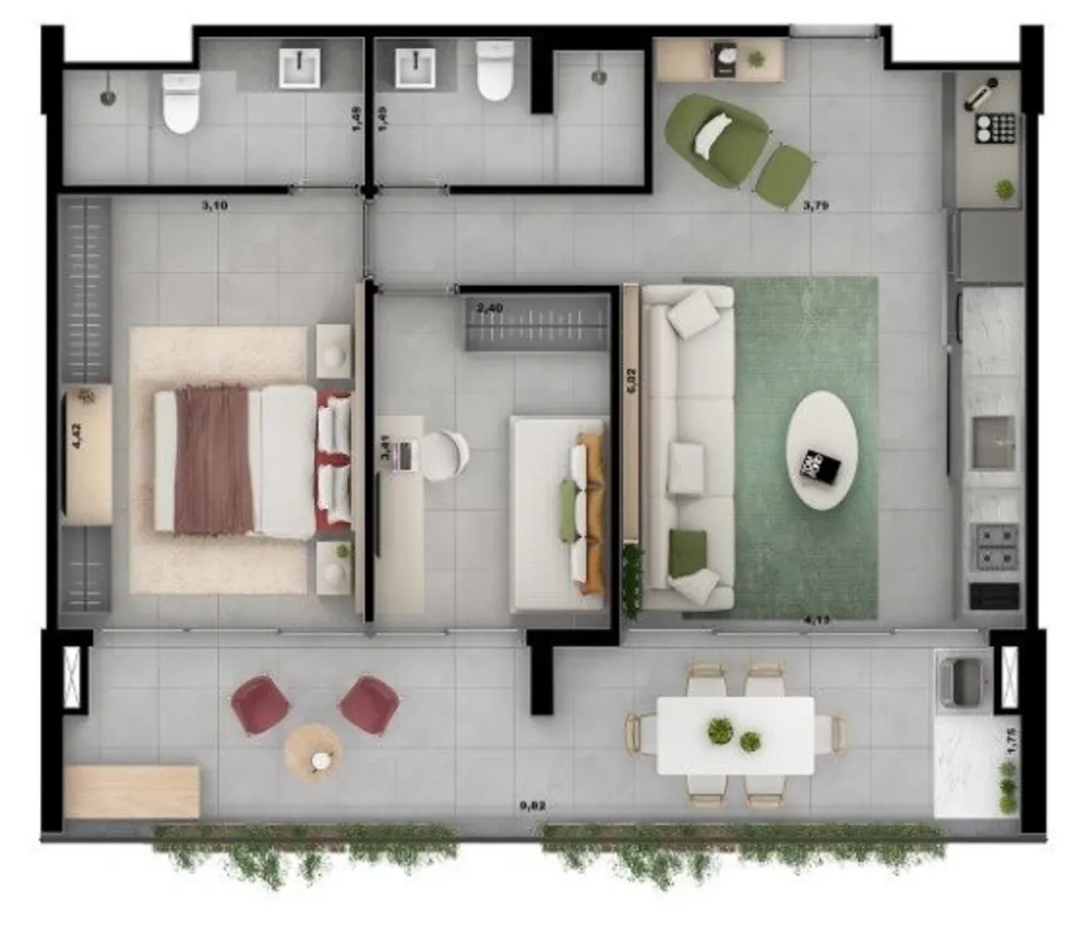Loft, 42 m² - Foto 12