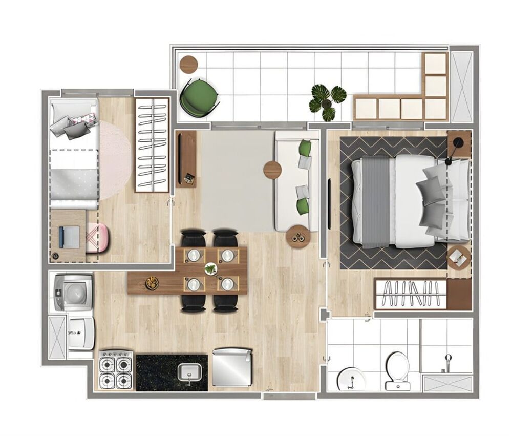 Apartamento, 2 quartos, 40 m² - Foto 6
