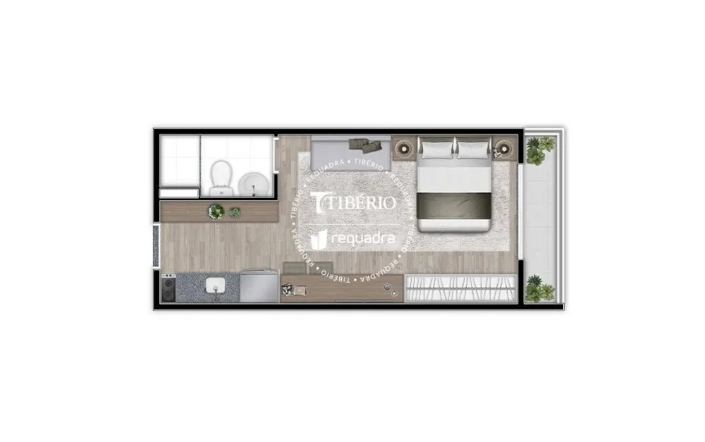 Apartamento, 1 quarto, 33 m² - Foto 4