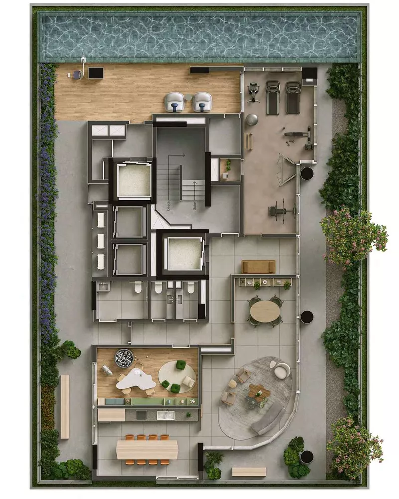 Apartamento à venda com 3 quartos, 237m² - Foto 11