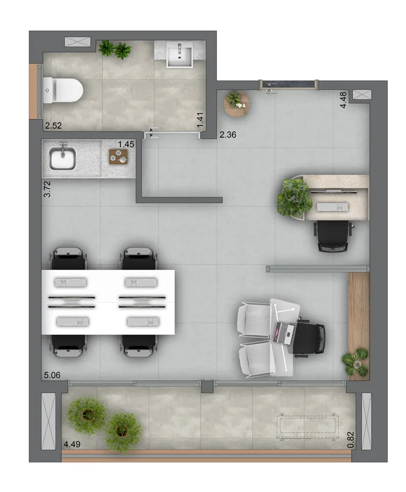 Sala-Conjunto, 33 m² - Foto 7