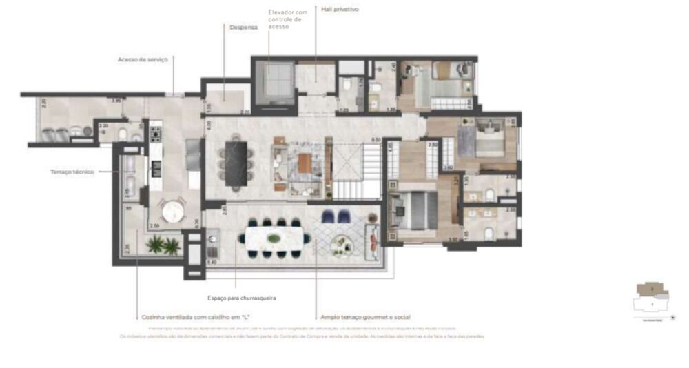 Apartamento, 4 quartos, 217 m² - Foto 16