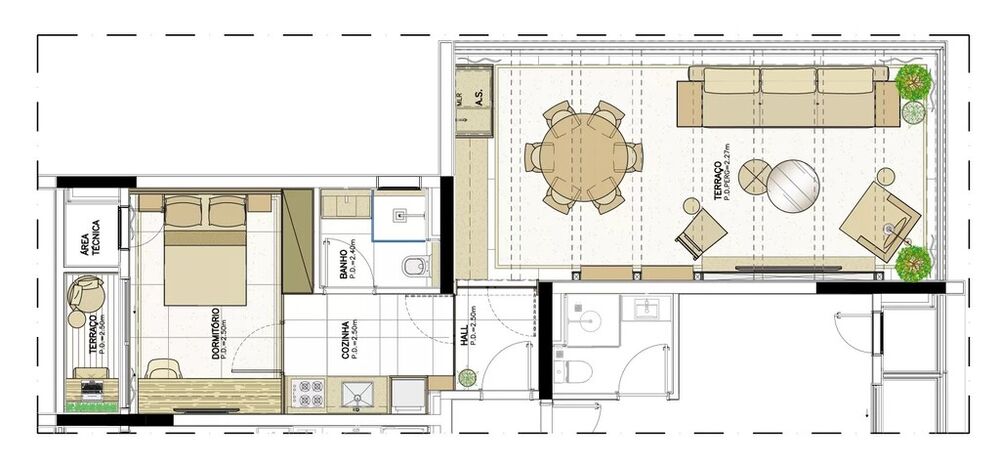 Apartamento, 2 quartos, 50 m² - Foto 2