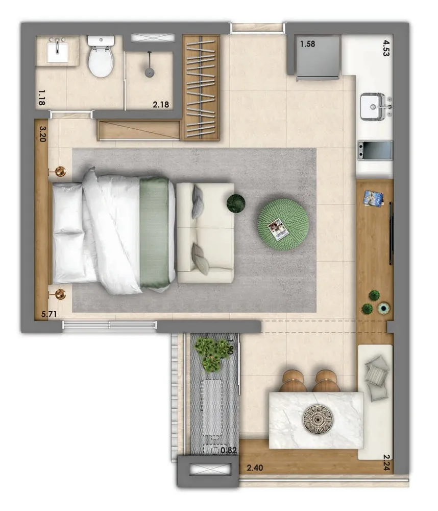 Apartamento, 2 quartos, 61 m² - Foto 25