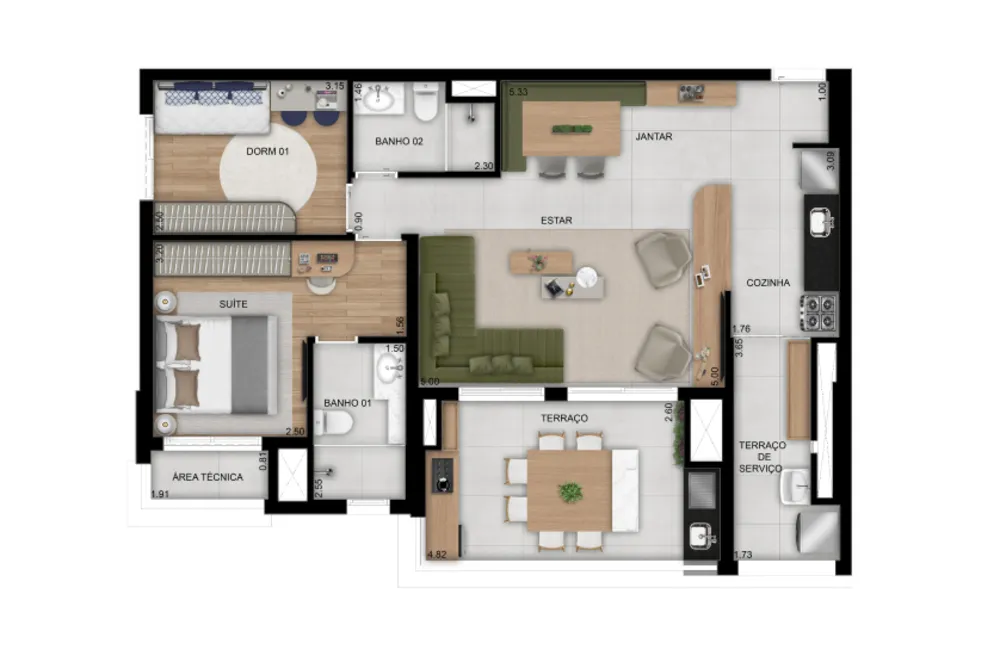 Apartamento, 3 quartos, 88 m² - Foto 13