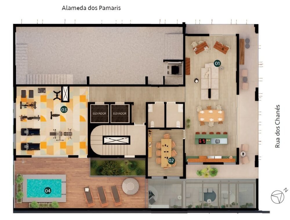 Apartamento, 1 quarto, 22 m² - Foto 2