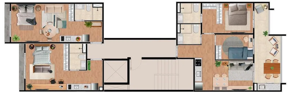 Apartamento, 1 quarto, 25 m² - Foto 5