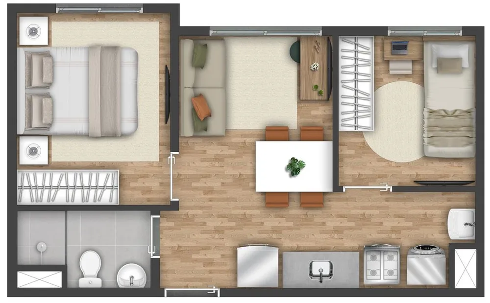 Apartamento, 1 quarto, 30 m² - Foto 4