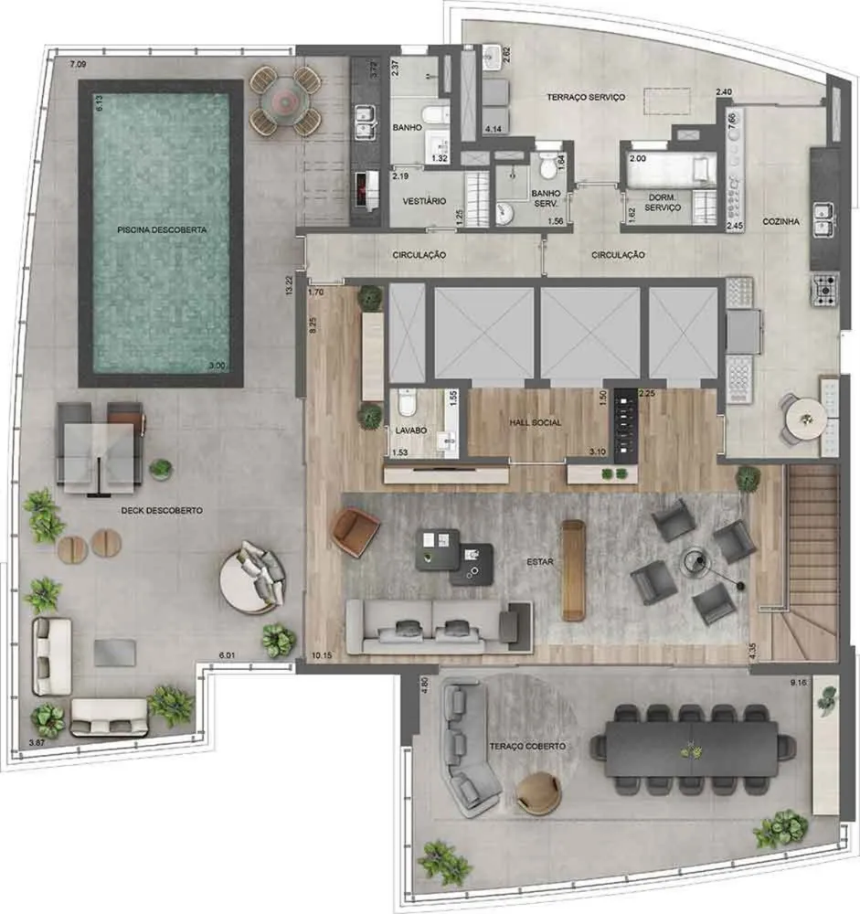 Apartamento, 4 quartos, 276 m² - Foto 20