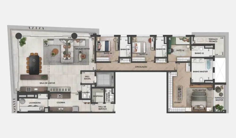 Apartamento, 4 quartos, 261 m² - Foto 17