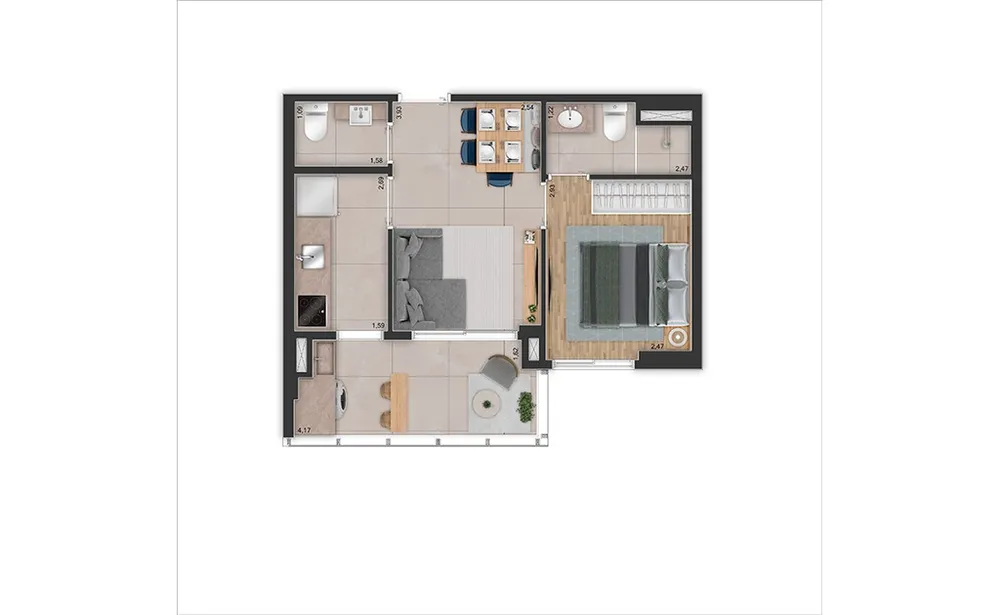 Apartamento, 2 quartos, 73 m² - Foto 14