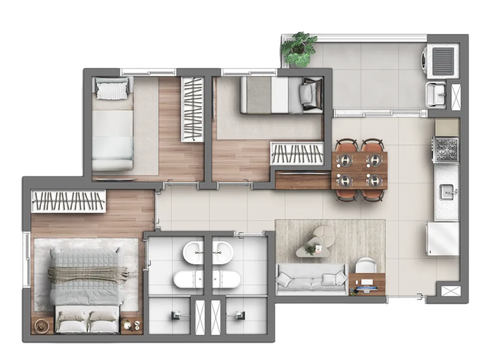 Cobertura, 2 quartos, 45 m² - Foto 14
