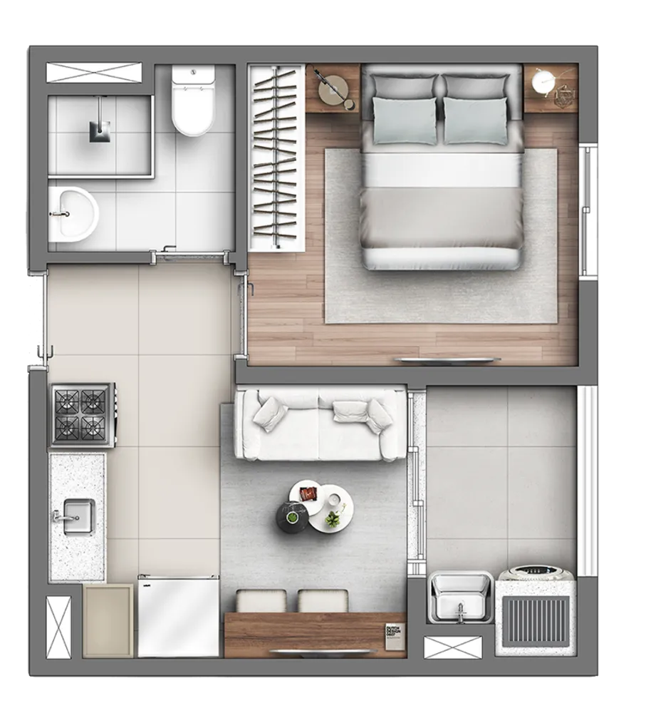 Cobertura, 2 quartos, 45 m² - Foto 11