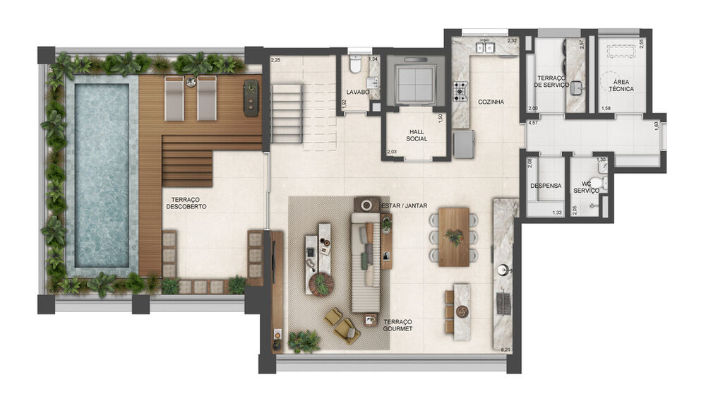 Apartamento, 4 quartos, 180 m² - Foto 3