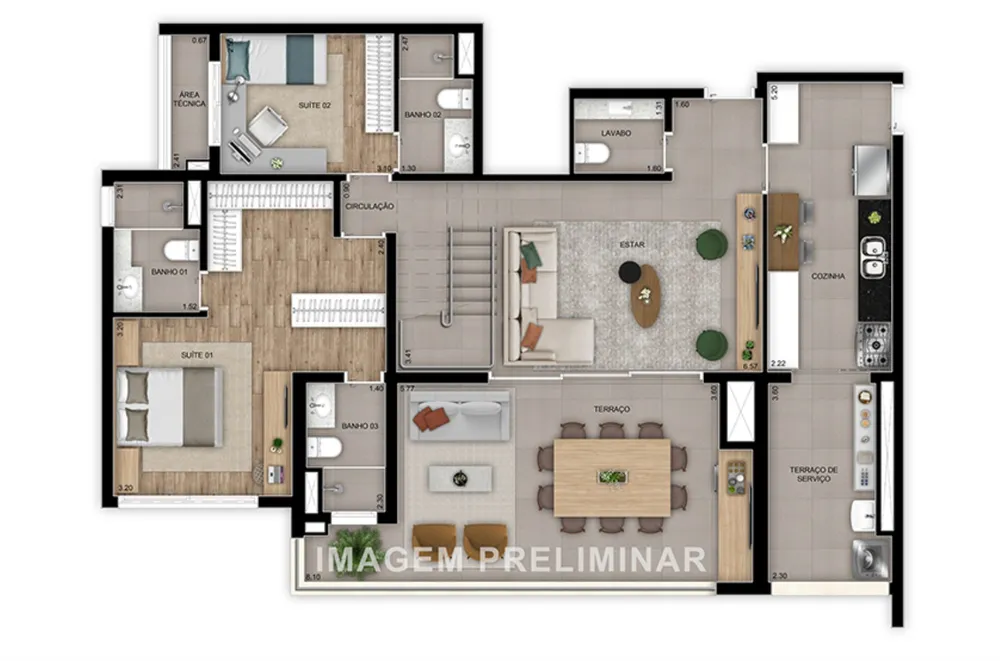 Apartamento, 3 quartos, 128 m² - Foto 15