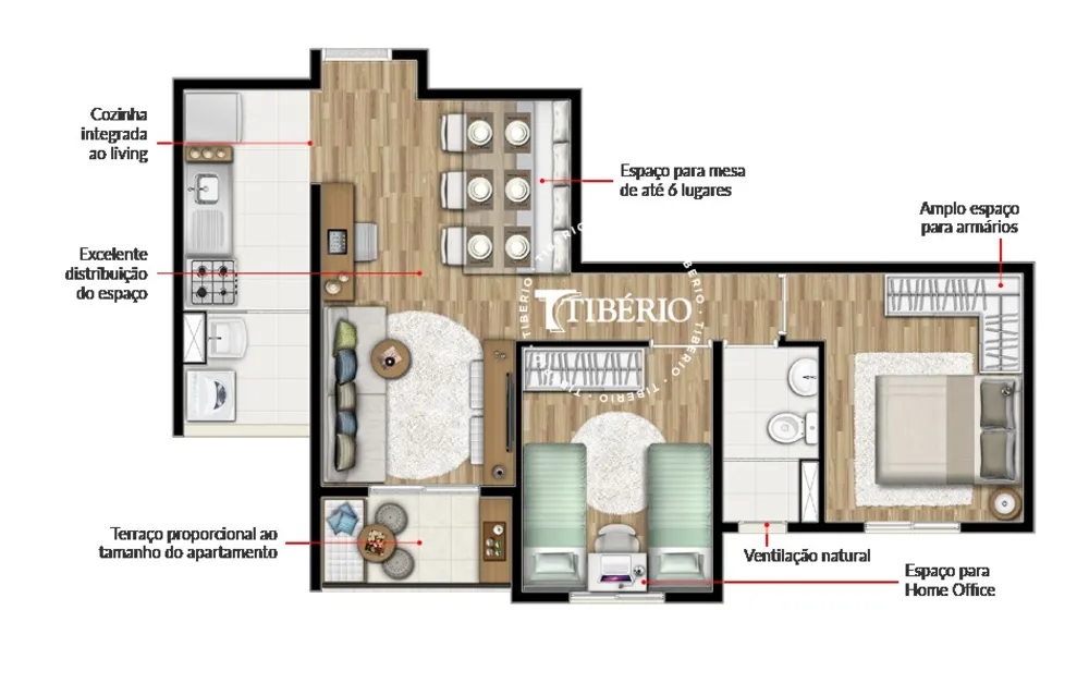 Apartamento, 2 quartos, 51 m² - Foto 16