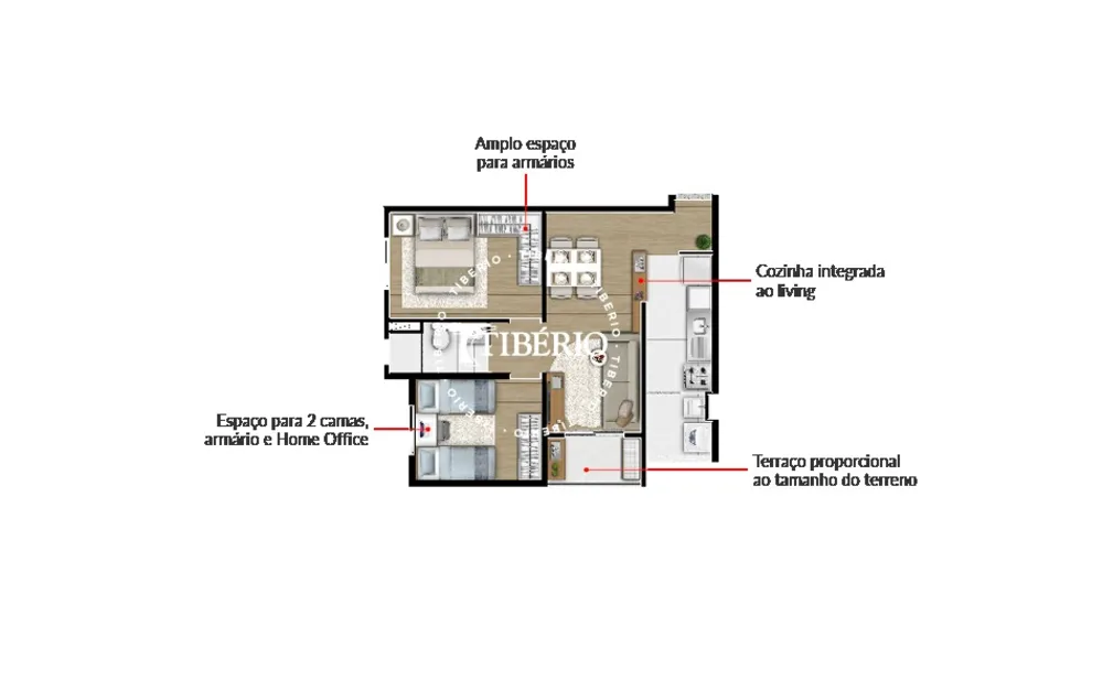 Apartamento, 2 quartos, 50 m² - Foto 16
