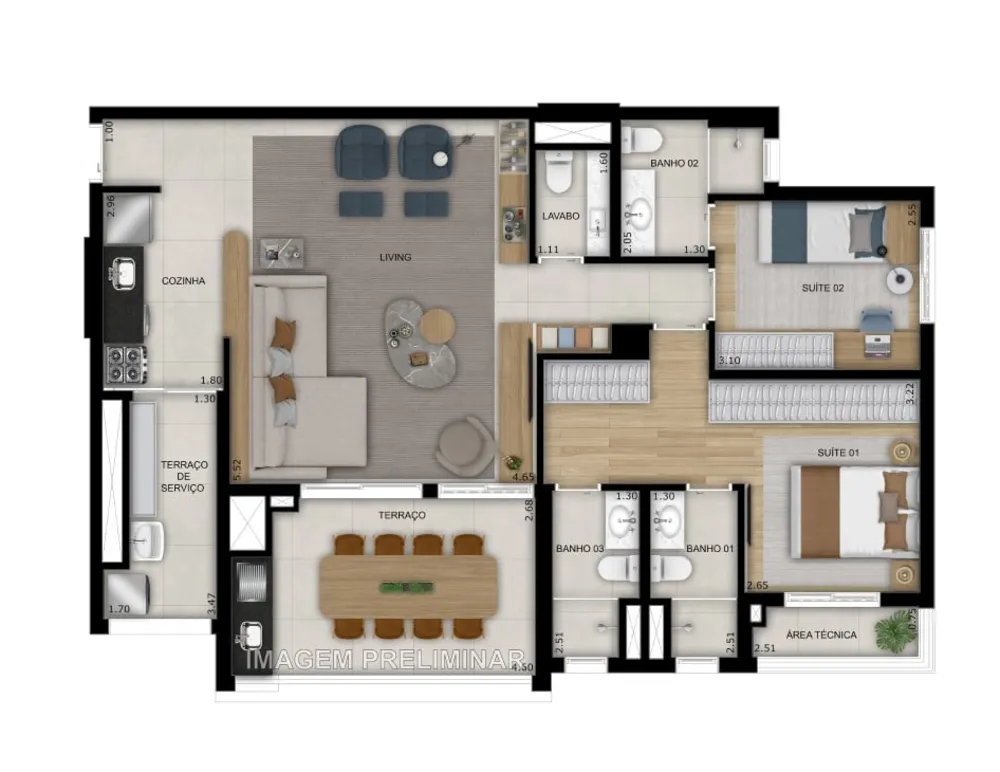 Apartamento, 3 quartos, 92 m² - Foto 15