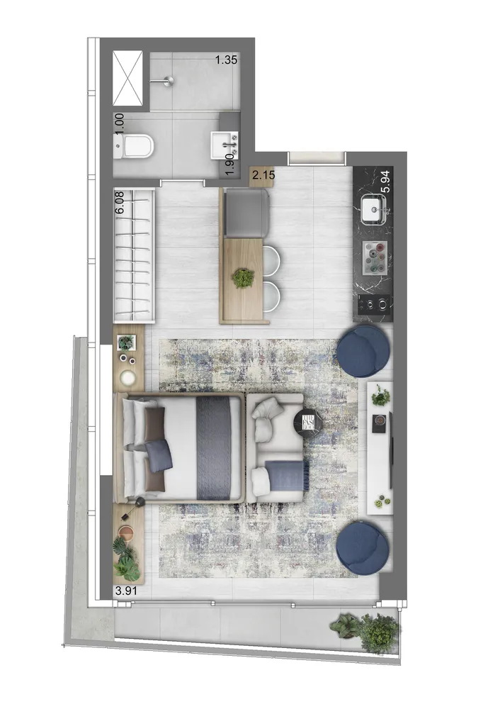 Apartamento, 2 quartos, 114 m² - Foto 24