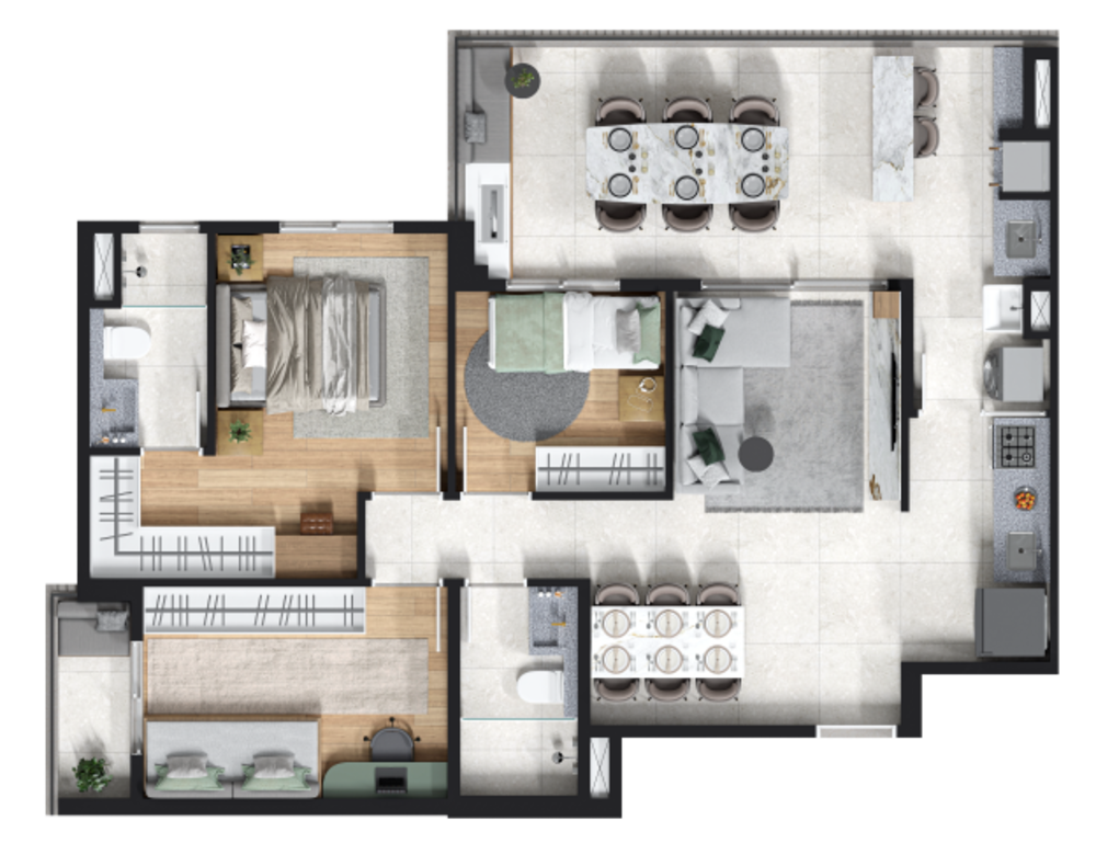 Apartamento, 3 quartos, 82 m² - Foto 28