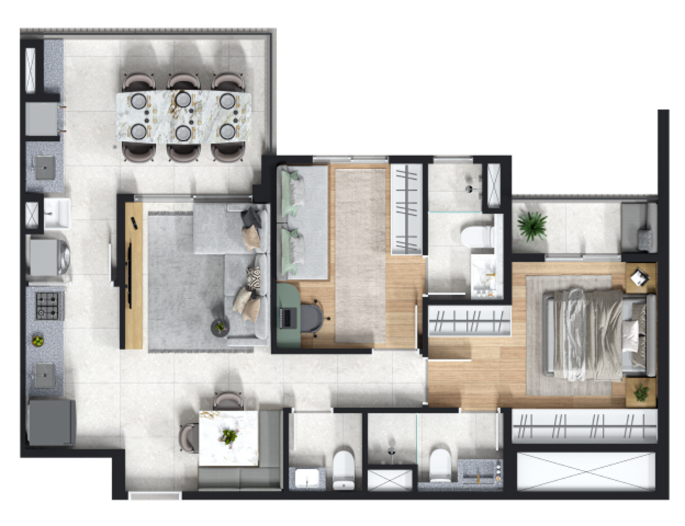 Apartamento, 3 quartos, 82 m² - Foto 11